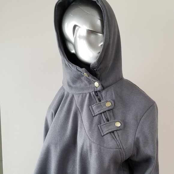 Greyish Khaki green  hoodie - Picture 2 of 4